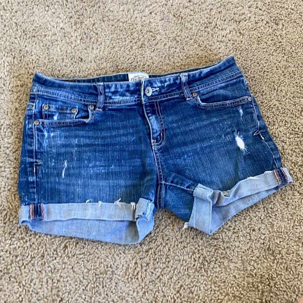 Denim shorts